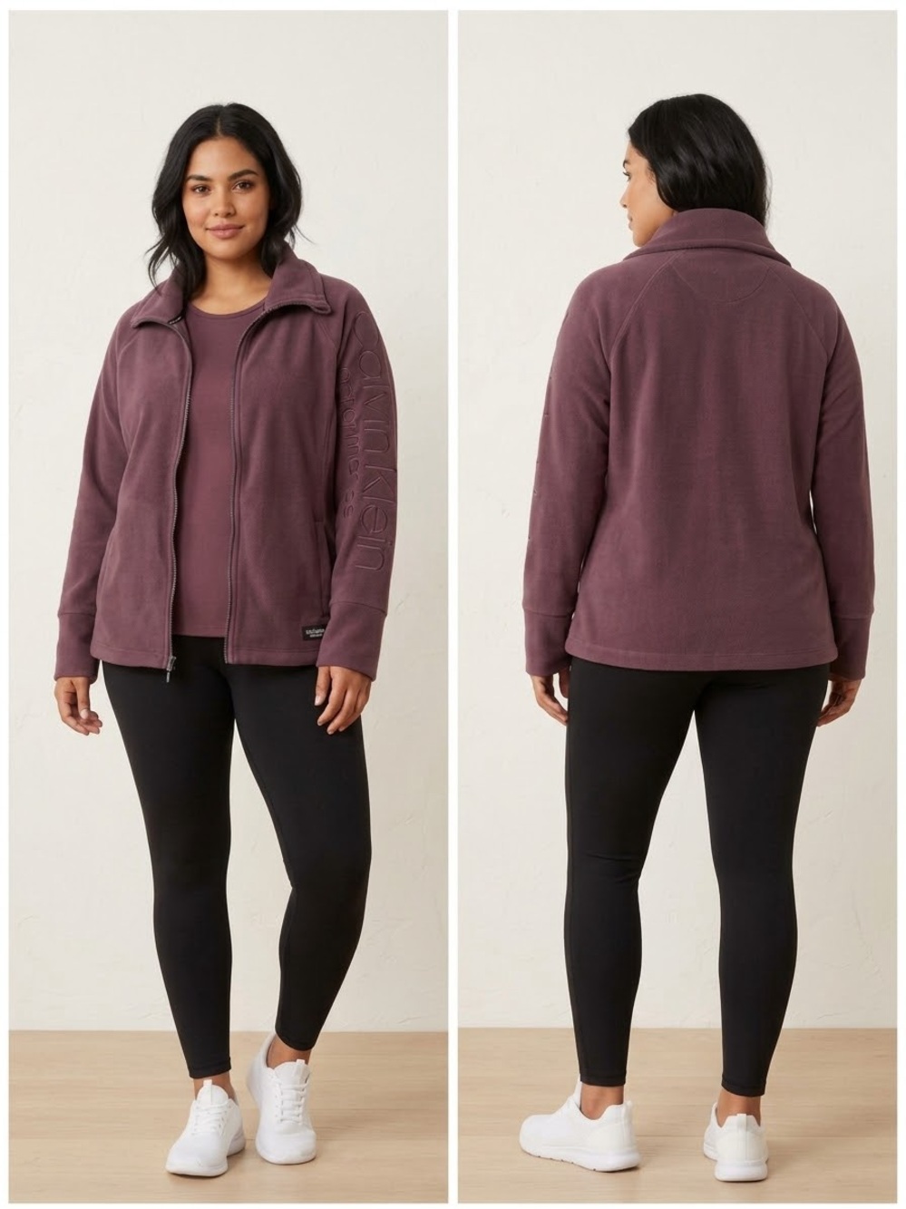 Calvin Klein Women's Plum Utility Jacket